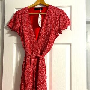 Zesica Beauyiful float red dress, never worn before